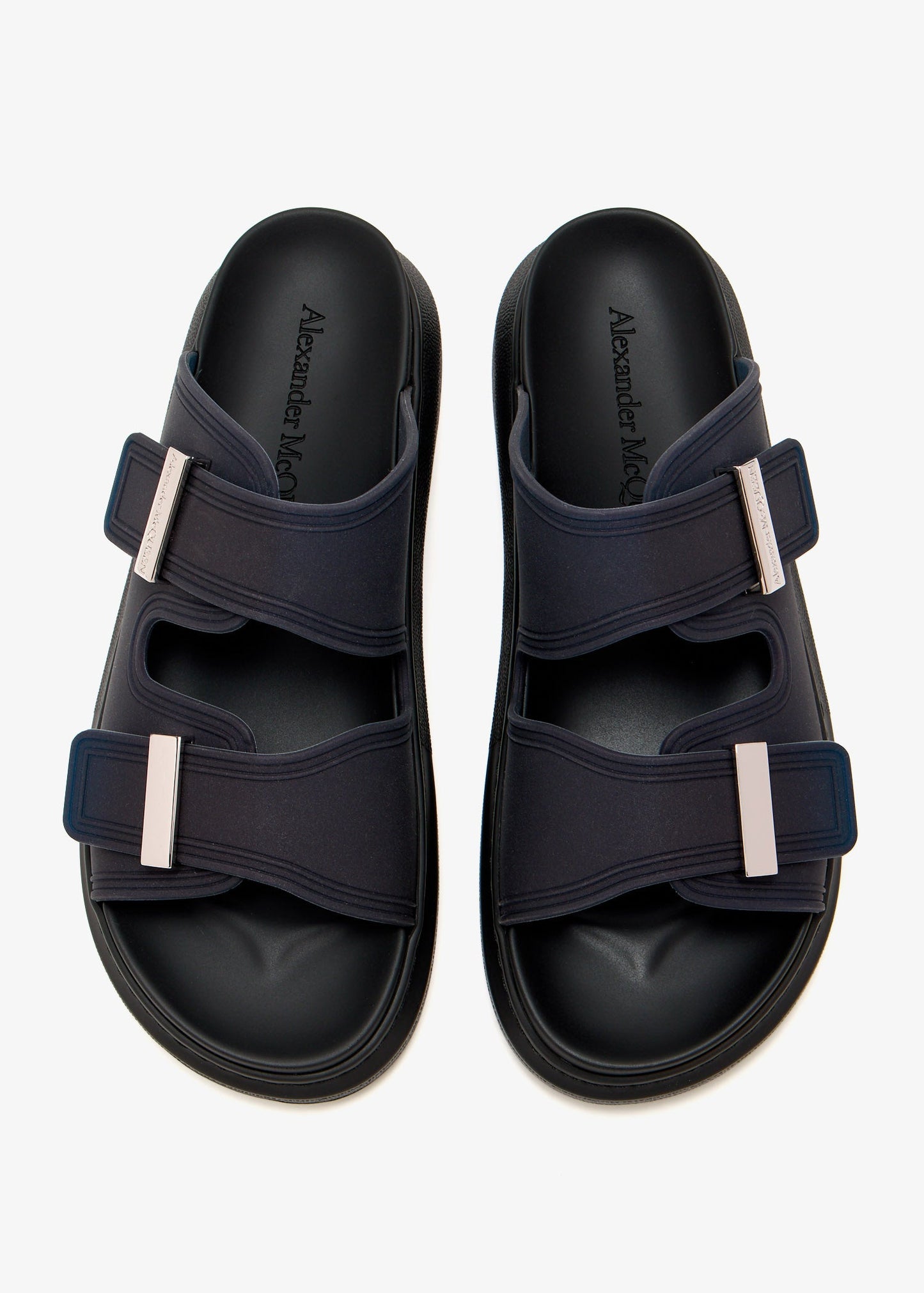 Men's Alexander McQueen Rubber Hybrid Slide Sandal