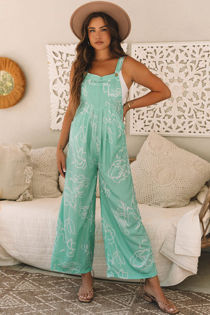 Threaded Pear Lorelai Wide Leg Overalls