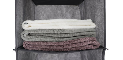 J&V TEXTILES Hanging Closet Organizer, 6-Shelf 10-Shelf Closet Hanging Storage Shelves