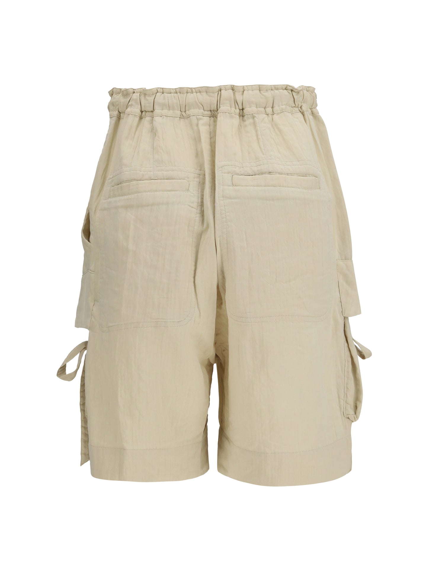 Shorts Viscose Cotton Ecru