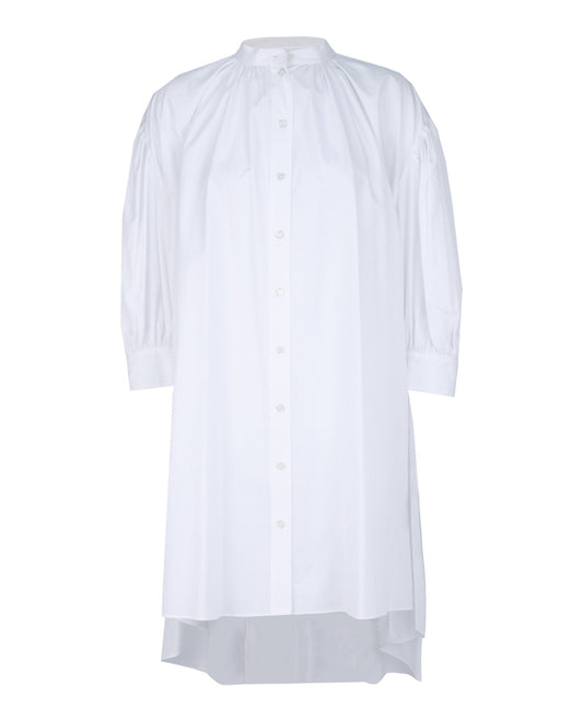 Alexander McQueen Cotton Trapeze Mini Dress