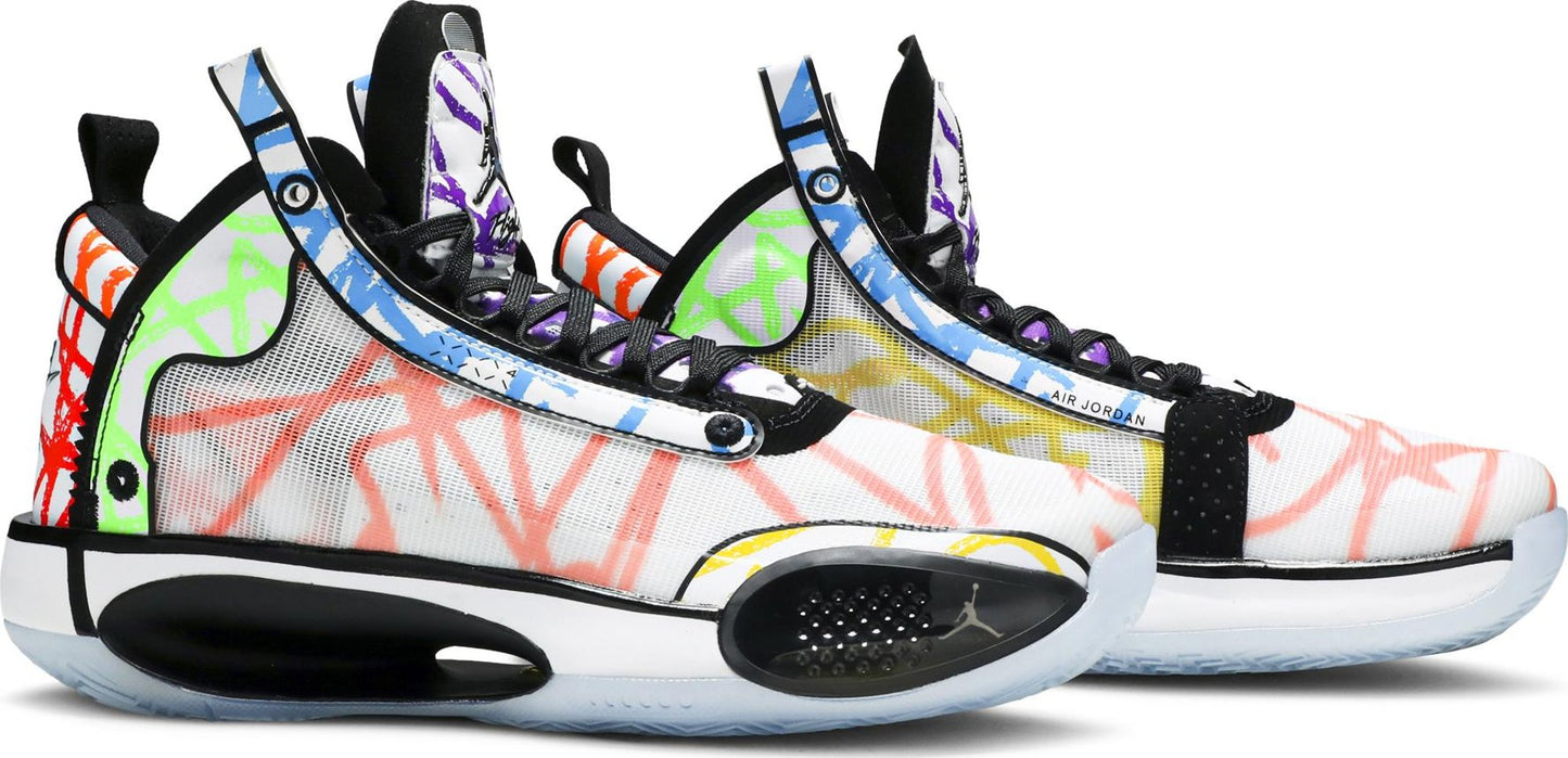 Grade School Air Jordan Retro Xxxiv 'Zion Williamson Coloring Book' (Gs)