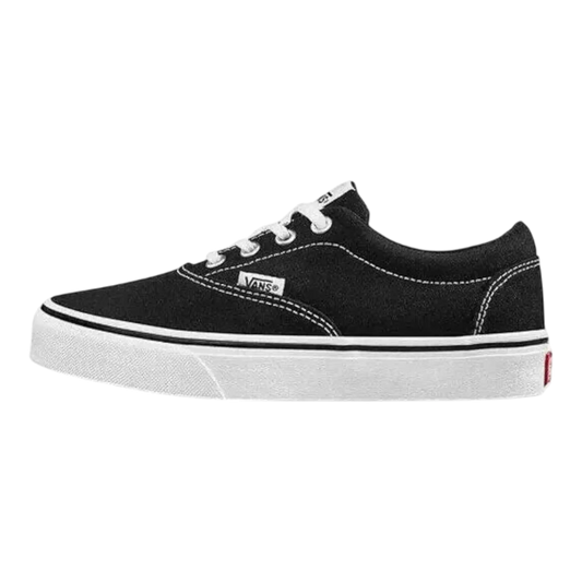 Vans Doheny Women's Black White Canvas Low Top Skateboard Shoes