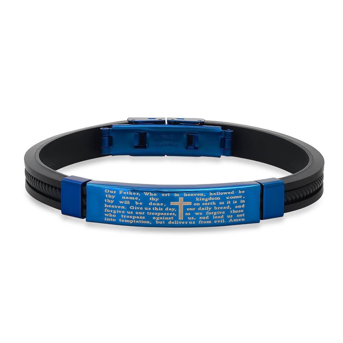 Lord's Prayer Lasso ID Bracelet