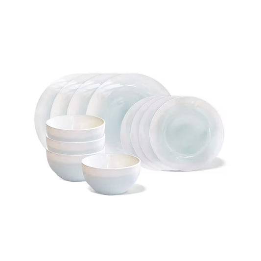 Jay Companies Oasis Mint 12-Piece Dinner Set
