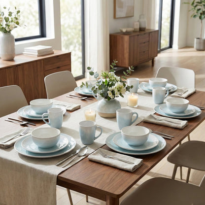 Jay Companies Oasis Mint 16-Piece Dinner Set