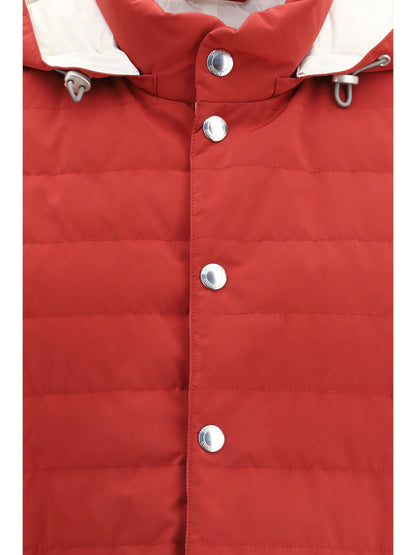 Down Jacket Cherry/Panama