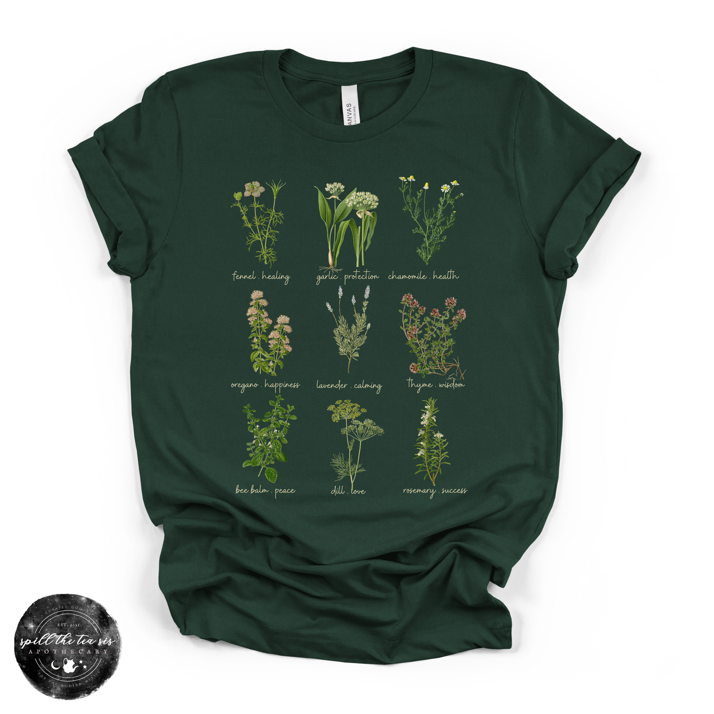 Kitchen Witch Tee (WHITE DESIGN)| Witchy Kitchen Graphic T-Shirt
