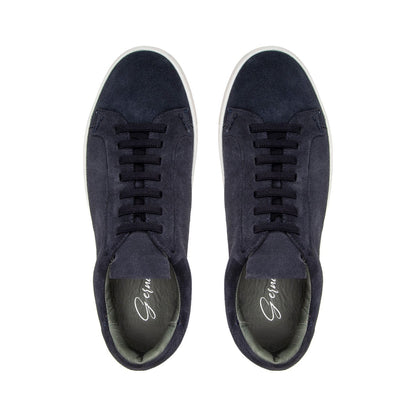 Navy Suede-