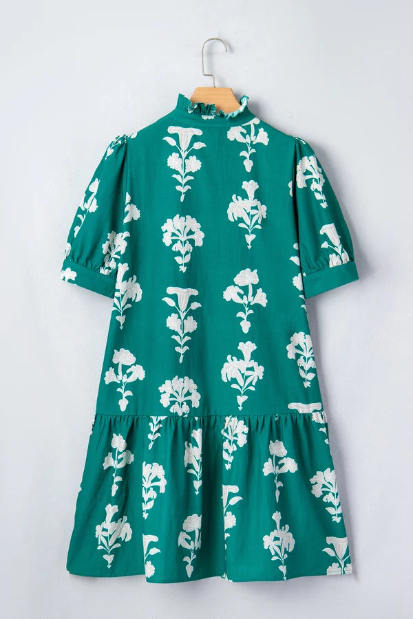Threaded Pear Maria Floral Mini Dress