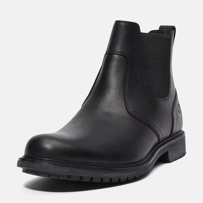 Timberland Stormbucks Waterproof Chelsea Men's Boots — Black Leather