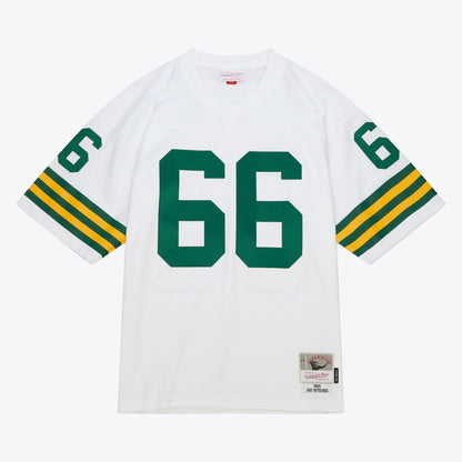 Mitchell & Ness Men's NFL White Jersey Packers 1966 Ray Nitschke Jerseys