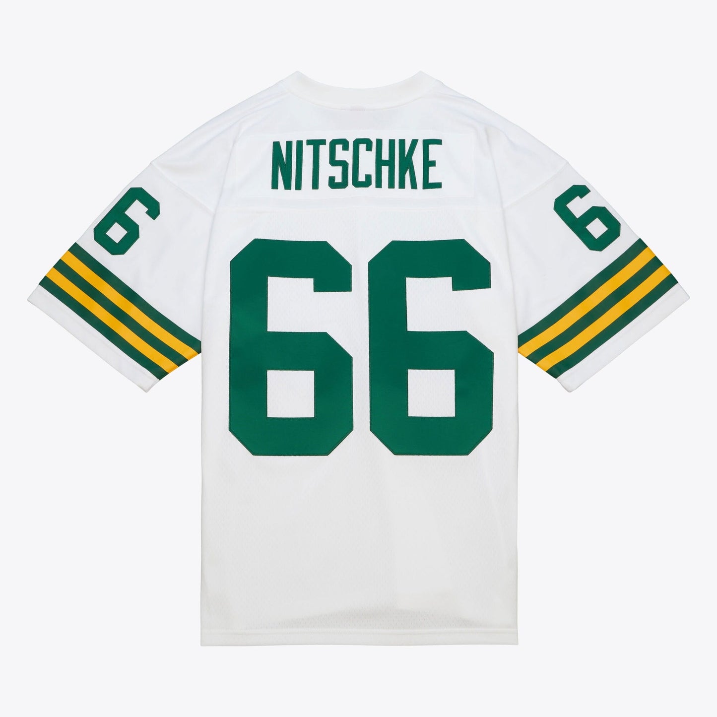Men's Mitchell & Ness NFL White Jersey Packers 1966 Ray Nitschke