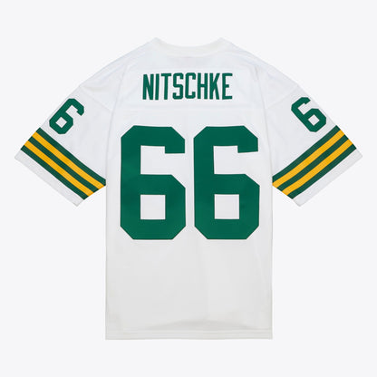 Mitchell & Ness Men's NFL White Jersey Packers 1966 Ray Nitschke Jerseys