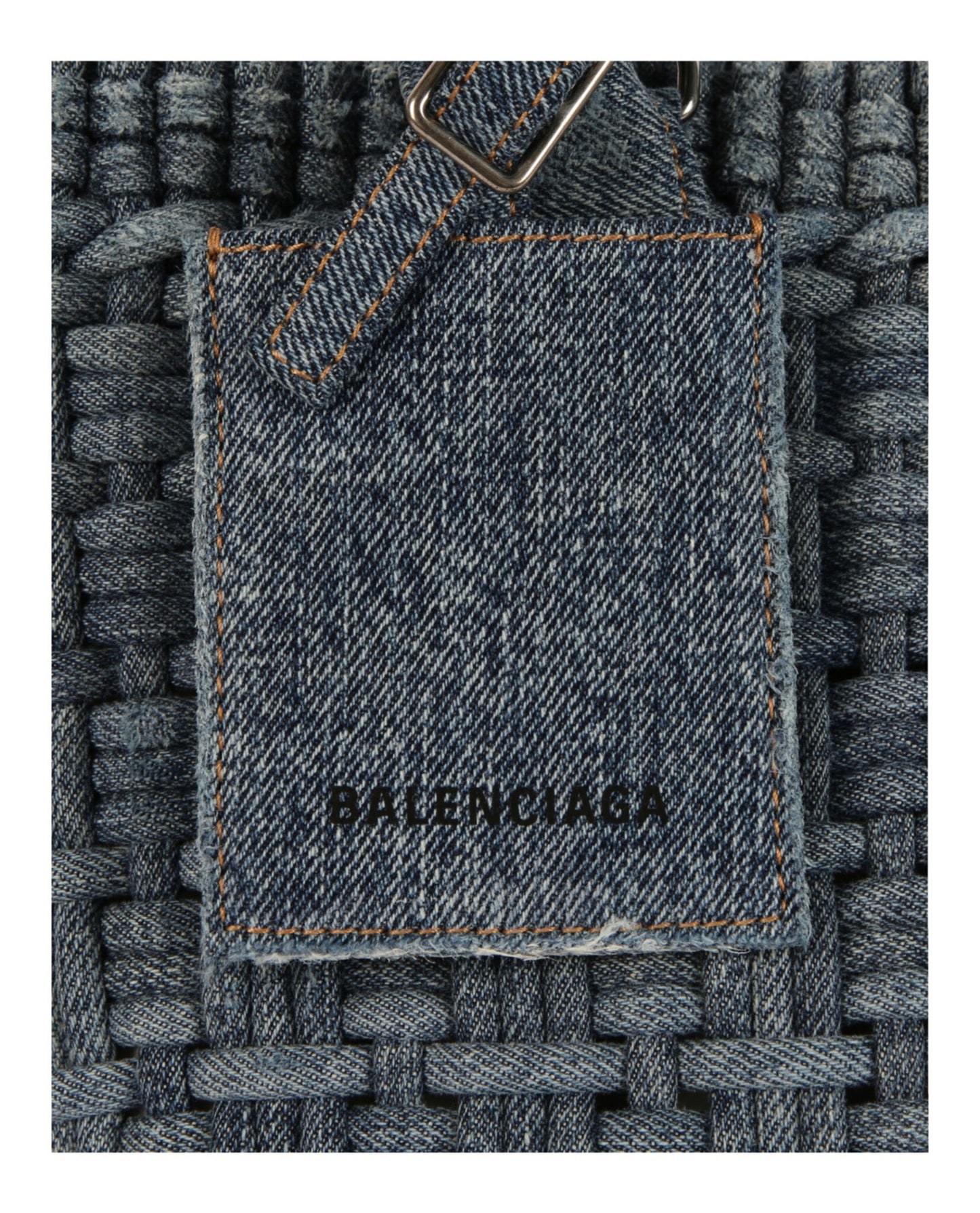 Balenciaga Bistro Xs Basket Top Handle Bag in Denim