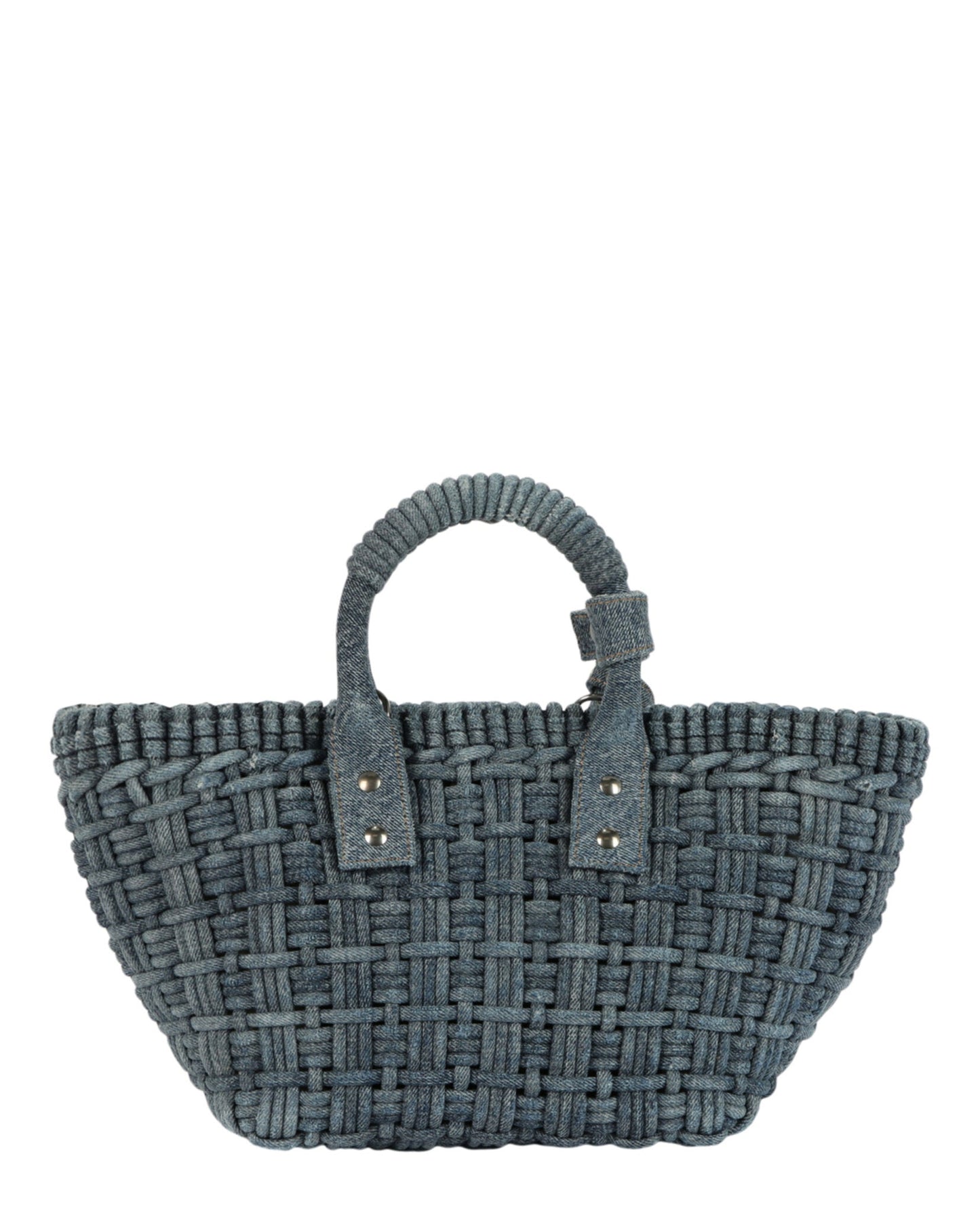 Balenciaga Bistro Xs Basket Top Handle Bag in Denim