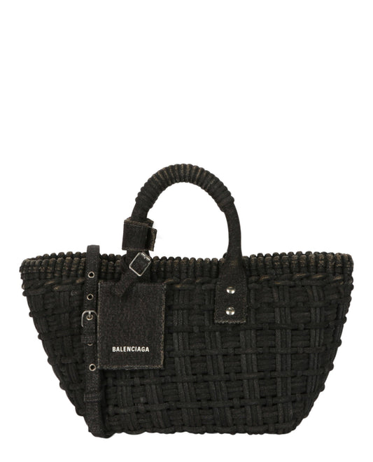 Balenciaga Bistro Xs Basket Top Handle Bag in Denim
