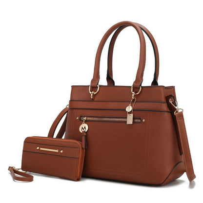 MKF Collection by Mia K. - Gardenia Tote Bag and Wallet Set