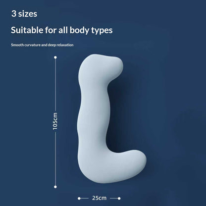 Long Body Pillow for Side Sleepers – Removable Washable Cover, Hollow Fiber Fill