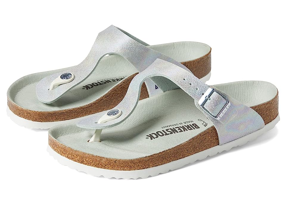 Birkenstock Unisex Gizeh Microfiber Iridescent Matcha
