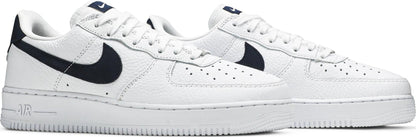 Nike Men's Air Force 1 Craft 'White Obsidian' Sneakers
