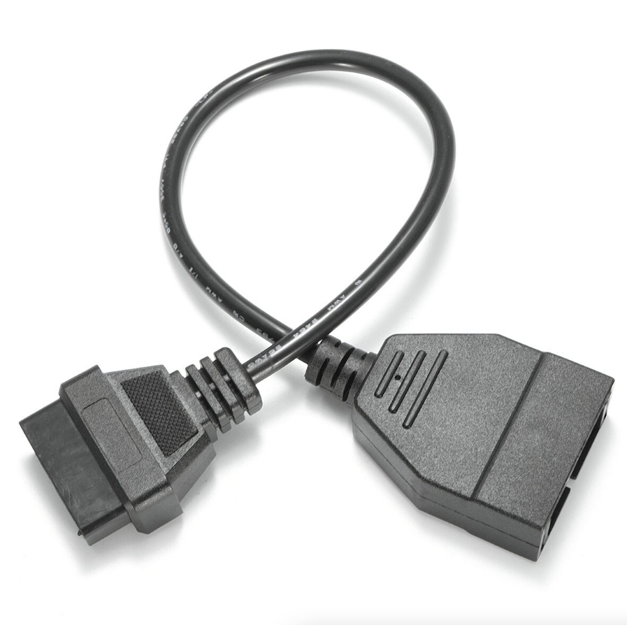 Prime Goods 12 Pin OBD1 to 16 Pin OBD2 Convertor Adapter Cable for GM Diagnostic Scanner US - Black