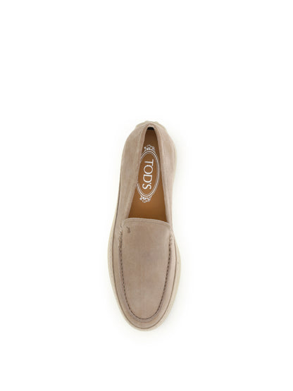Loafers Suede Beige