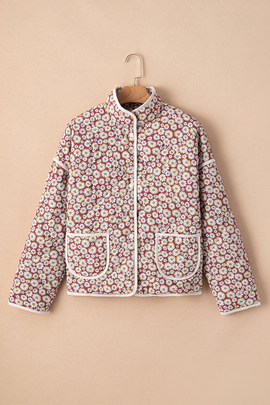 Threaded Pear Avery Contrast Edge Stand Jacket