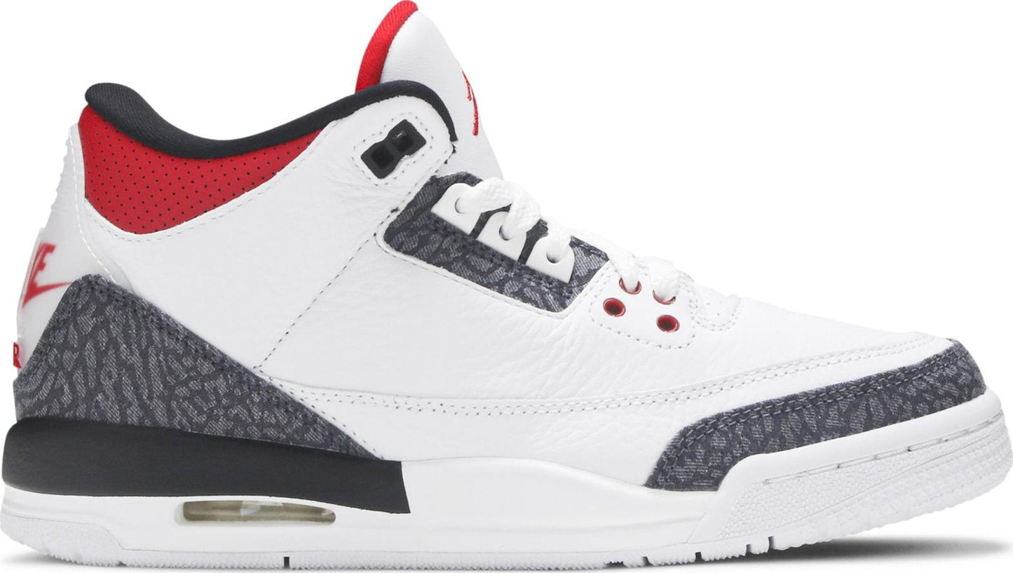 Grade School Air Jordan Retro 3 'Se Fire Red Denim' (Gs)