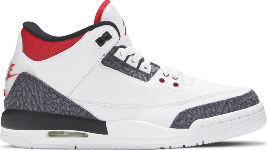 Air Jordan Grade School Retro 3 'Se Fire Red Denim' Gs Sneakers