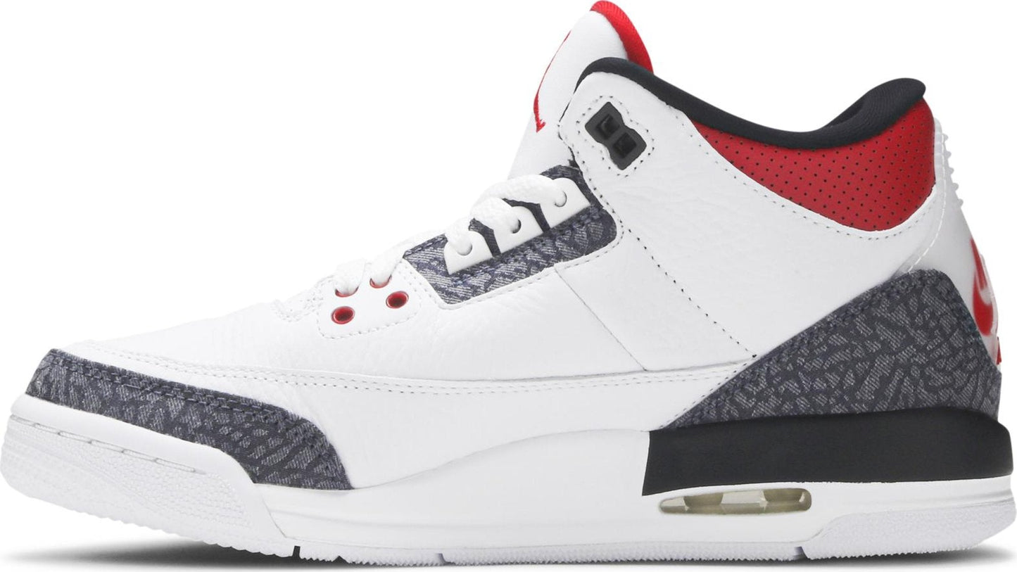 Grade School Air Jordan Retro 3 'Se Fire Red Denim' (Gs)