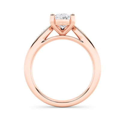 2Cttw Pear Shaped Lab Grown Diamond (F/VS) Classic Shank Solitaire Engagement Ring in 14K Gold