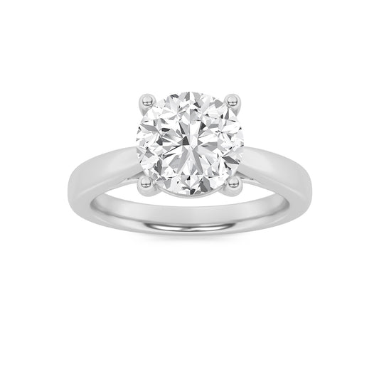 1Cttw Round Shaped Lab Grown Diamond (F/VS) Insert Jacket Ring in 14K Gold