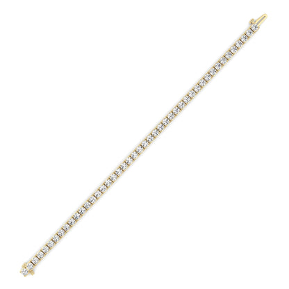 Round Lab Diamond (F/VS) Bracelet in 14K Gold