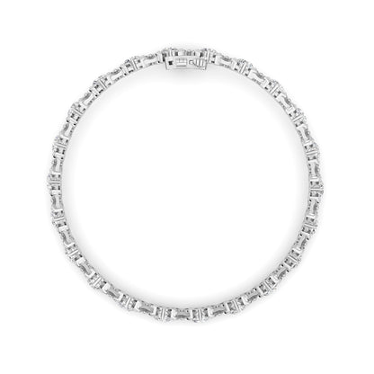 7Cttw Round Lab Grown Diamond (F/VS ) Bracelet in 14K Gold