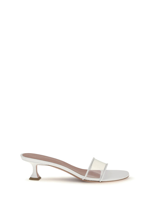 Mule Sandals Andreea Glass Transparent PVC