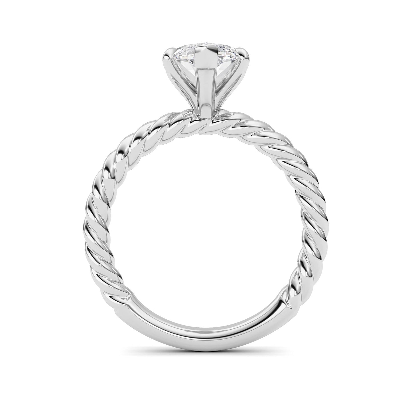 Marquise Lab Grown Diamond (F/VS ) Ring in 14K Gold