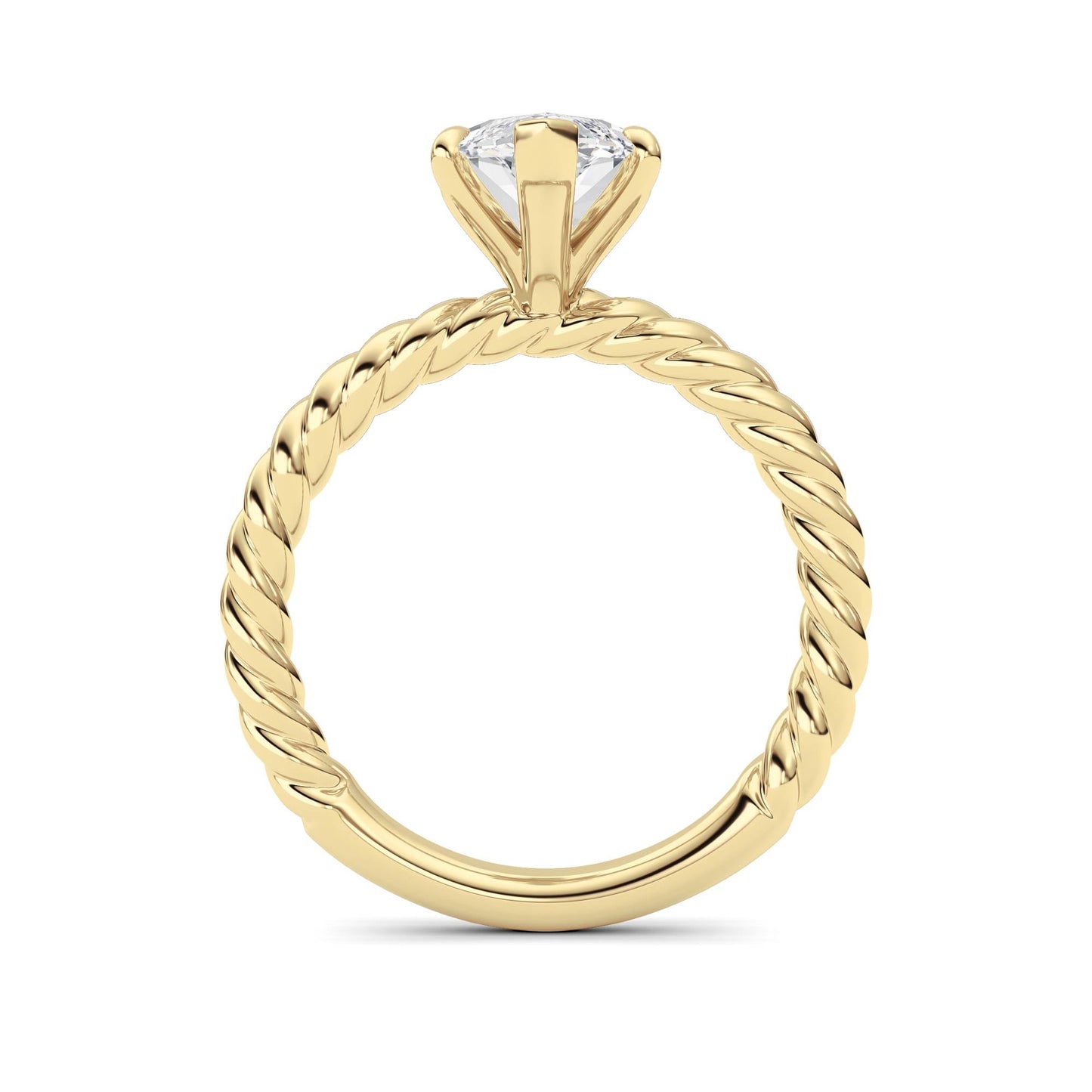 Marquise Lab Grown Diamond (F/VS ) Ring in 14K Gold