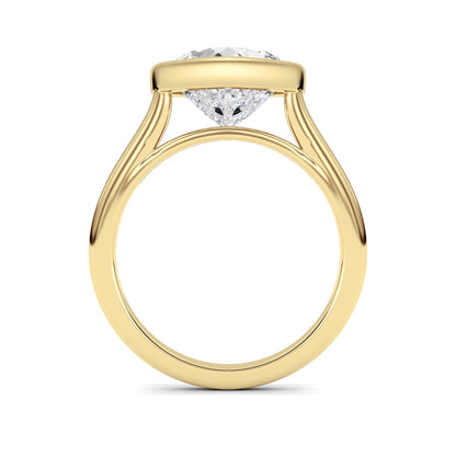Heart Lab Grown Diamond (F/VS ) Ring in 14K Gold