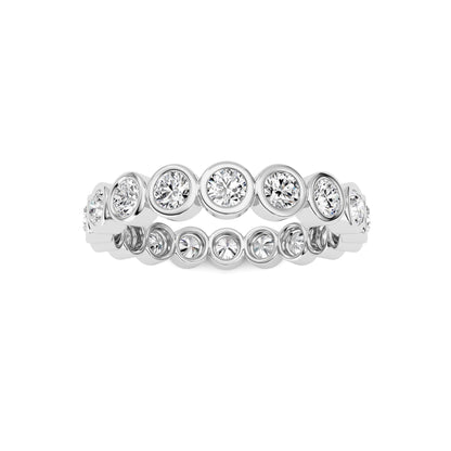 1.8Cttw Round Shaped Lab Grown Diamond (F/VS) Eternity Band Ring in 14K Gold
