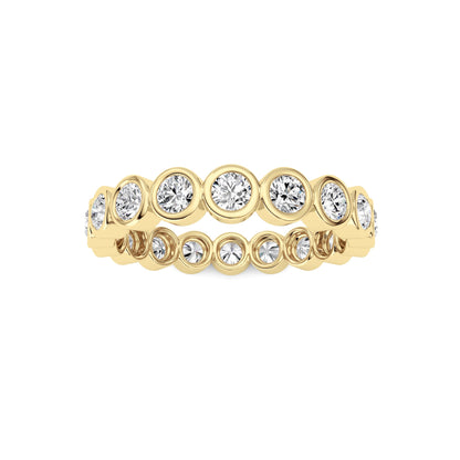 1.8Cttw Round Shaped Lab Grown Diamond (F/VS) Eternity Band Ring in 14K Gold