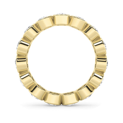 2.75Cttw Round Shaped Lab Grown Diamond (F/VS) Eternity Band Ring in 14K Gold