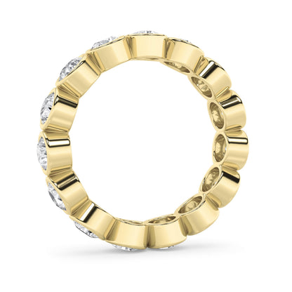 2.75Cttw Round Shaped Lab Grown Diamond (F/VS) Eternity Band Ring in 14K Gold