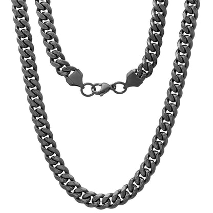 Stainless Steel Cuban Link Chain Necklace