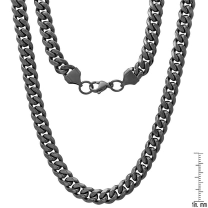 Stainless Steel Cuban Link Chain Necklace