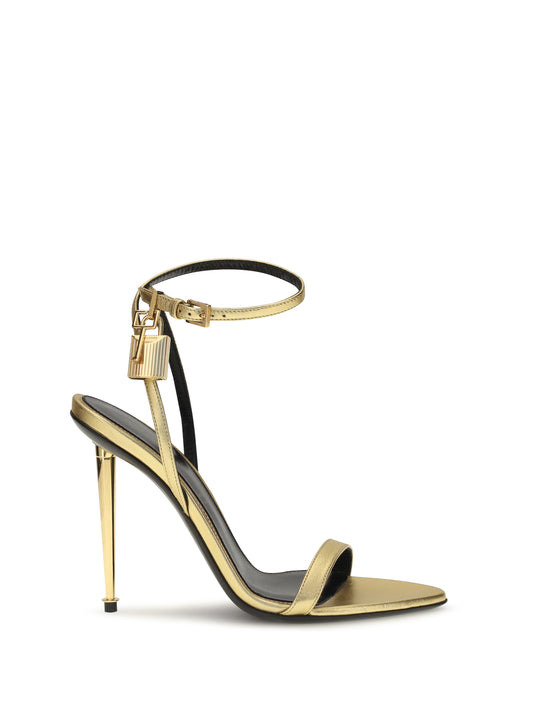 Sandals Lambskin Gold