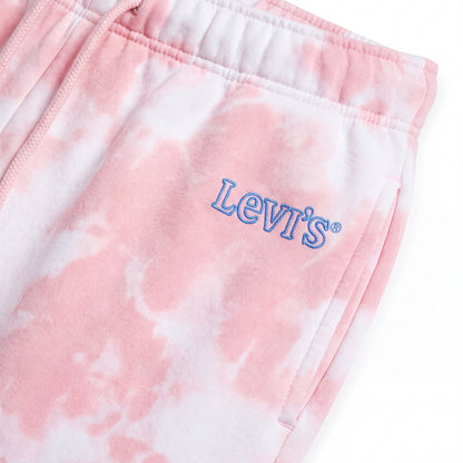 pink and white tie-dye-