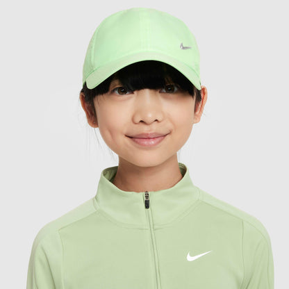 Nike Youth Green Metal Swoosh Performance Adjustable Hat Green Metal