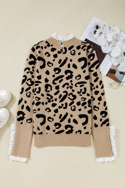 Threaded Pear Amelia Ribbed Detail Cuffed Sweater