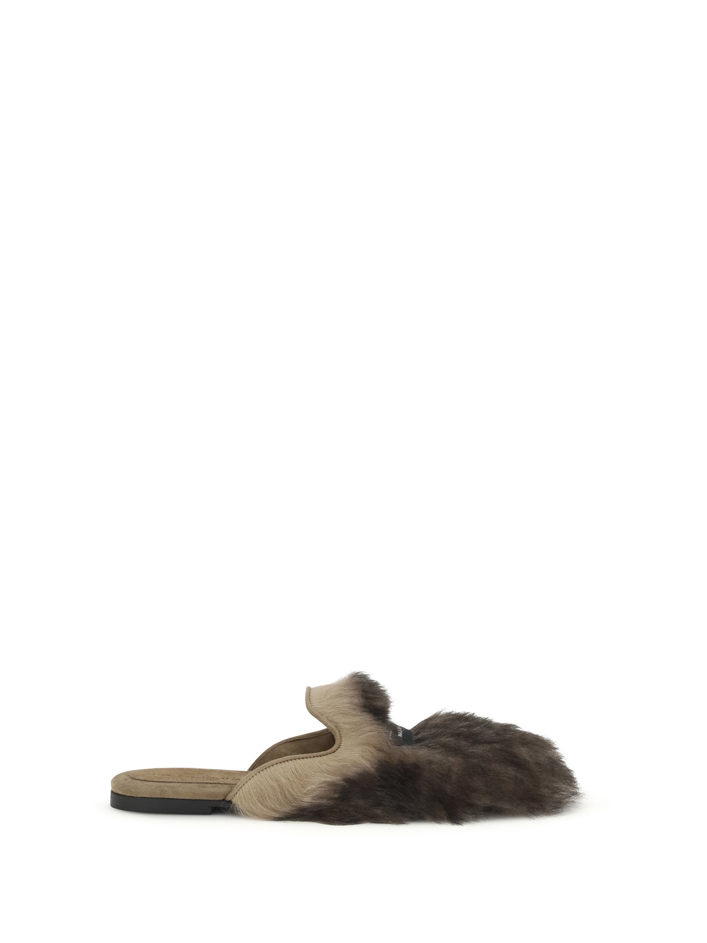 Sheepskin Mules Mahogany
